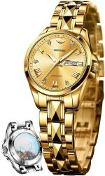 OUPINKE Swiss Brand Women Watch Automaitc Slef Winding Mechanical Fashion Bracelet Set Sapphire Crystal Dress Waterproof Ladies Wrist Watch
